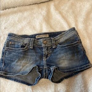 Blue Denim Jean Shorts